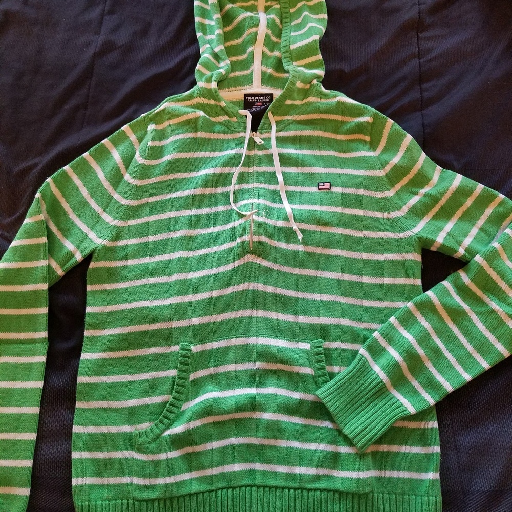 Womans ralph lauren zip up hoodie